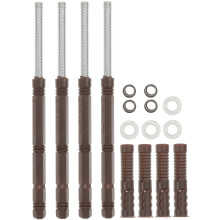 Supports de fixation pour étagères flottantes, plaques de protection robustes, lot de 4