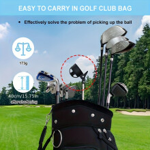 Stainless Steel Retractable Golf Ball Pickup, 274.32 Inch Telescopic Golf Ball Pickup Tool, Portable Lightweight Golf Accessory