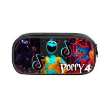 (4) Game Poppy Playtime Characters Print Student Single Layer Stationery Storage Bag