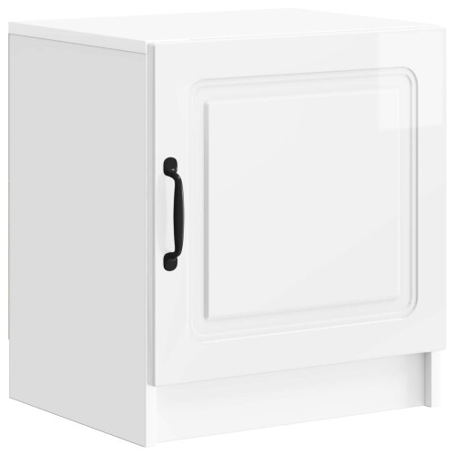 VidaXL vidaXL Bedside Cabinet 2 pcs High Gloss White 43 x 34.5 x 47 cm 1