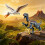 (White)Dinosaur Model Building Blocks For Kids With Creative Assembly And Plastic Material 6