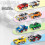 (StyleM)Children Diy Car Assembly Toy With Modular Pieces For Brain Gift Development 5