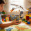 (White)Blocs de construction modèle dinosaure pour enfants avec assemblage créatif et matière plastique 6