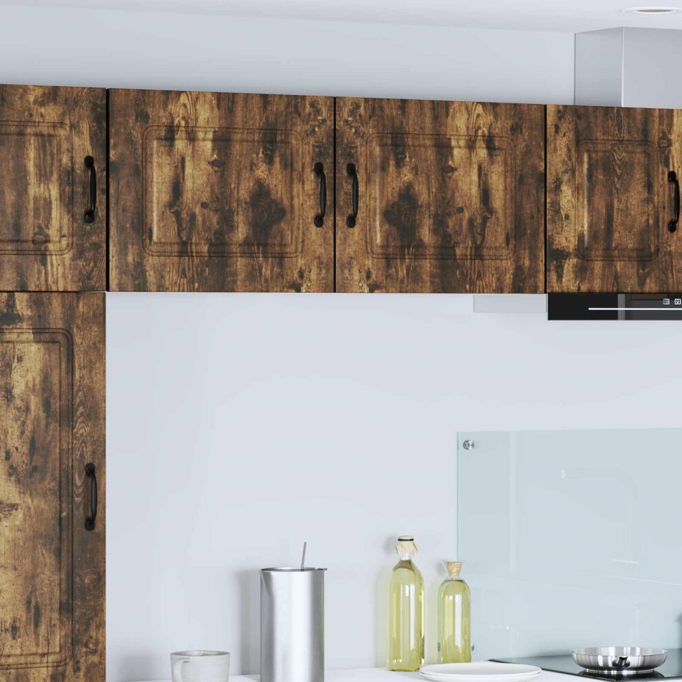 Vidaxl Dishwasher Panel Kalmar 2 Pcs Smoked Oak 50 X 31 X 40 Cm 8721359454260