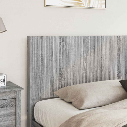 VidaXL vidaXL Bed Frame with Storage and Headboard Grey Sonoma 200 x 200 cm 2