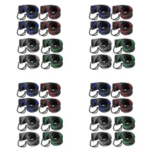 32 Stuks Hengel Mouw Sok, Hengel Cover Schaalbare Gevlochten Mesh Hengel Mouw Vissen Gereedschap Accessoires met Lanyard