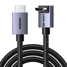 UGREEN HDMI 2.1 Winkelkabel, 90, 8K@60Hz,4K/2K/1080P@240Hz, 48Gbps, 3M