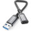 deleyCON USB-C auf USB Adapter 10 Gbps Typ-C Buchse auf USB-A Stecker 1