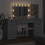VidaXL vidaXL Dressing Table with Drawer 3 pcs Grey Sonoma Engineered Wood 6