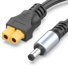 HIEbee XT60 auf DC5521 Stromkabel, XT-60 Stecker auf DC 5.5mm x 2.1mm Stecker Adapter Kabel für FPV Goggles, für Starlink Mini etc. 2m
