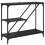 VidaXL vidaXL Console Table Black Oak 88.5 x 30 x 75 cm Engineered Wood 3
