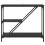 VidaXL vidaXL Console Table Black Oak 88.5 x 30 x 75 cm Engineered Wood 5