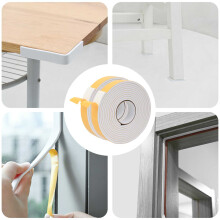 vidaXL Self-adhesive Foam Tape 2 pcs White 40mm x 5m CR Foam