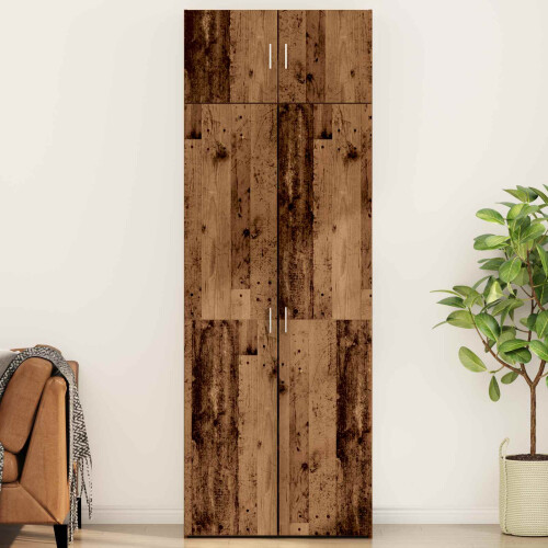 VidaXL vidaXL Storage Cabinet 3 pcs Old Wood