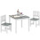 Ensemble table et 2 chaises pour enfants, gris 1