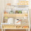 Ensemble bureau enfant avec compartiments de rangement et chaise en bois 7
