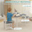 Ensemble table et 2 chaises pour enfants, gris 8