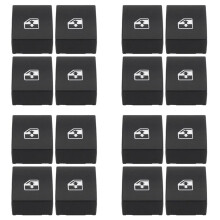 16Pcs Electric Window Button Cover 13228881 for ASTRA MK5 H 04-10 ZAFIRA B 05-11/TIGRA B 04-09