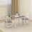 Ensemble table et 2 chaises pour enfants, gris 4