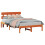 VidaXL vidaXL Bed Frame with Headboard Brown 135 x 190 cm Solid Pine wood 4