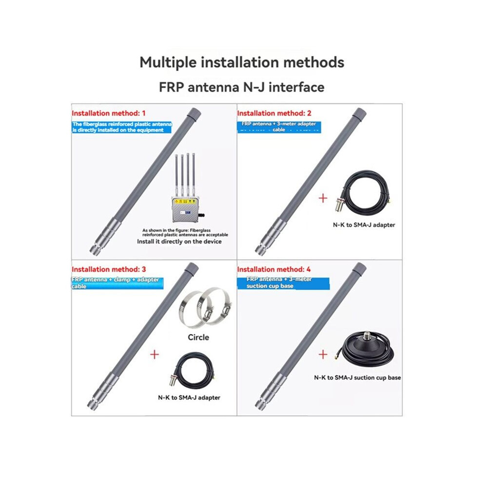 LoRa 868MHz Antenna Outdoor N Male OMNI Fiberglass Antenna Long ...