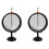 2X Pointer Electroscope Electrostatic Experiment Electrometer for Measuring the Potential Difference Between Two Bands 1