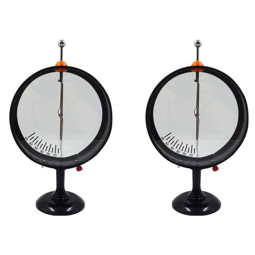 2X Pointer Electroscope Electrostatic Experiment Electrometer for Measuring the Potential Difference Between Two Bands