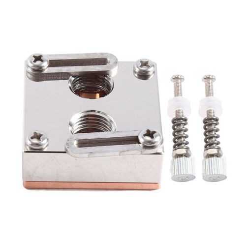 2X Metal Front Hole CPU Water Cooling Block Cooler South Bridge Northbridge Block for Computer CPU Block 2