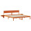 VidaXL vidaXL Bed Frame with Headboard Wax Brown 180 x 200 cm Solid Pine Wood 5