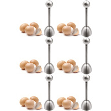 6X Eier Schneiders, Eier Schneider Küche Eier Öffner Werkzeug Eier Knacker Entferner Eier Schalen Separator für Hart Weich Gekochte Eier