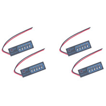 4 Pcs Indicateur de Niveau de Batterie 3S Ternaire Batterie au Lithium Lithium Fer Phosphate Plomb-Acide Capacité de la Batterie Mètre
