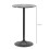 Table de bar haute pour 2 personnes, noire 5