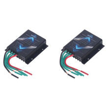 2X Wind Turbine Charge Controller, 400W 12V 24V Wind Turbine Generator Controller IP67 Waterproof