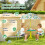 Ensemble table et chaises pliantes pour enfants, vert parasol 6