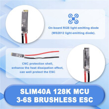 2X Slim40A Talon32 128K MCU 3-6S Brushless ESC pour QAV 170-330 RC pour FPV Racer RC Modèles Accessoires