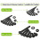 1260PCS Metric Bolt Assortment M2 M4, 21 Sizes Screws Nuts and Hex Socket  Cap Machine Kit Black 2