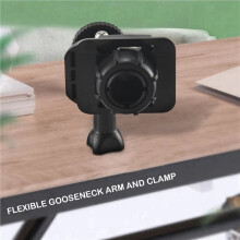 3X Suporte para Webcam, Suporte para Montagem em Webcam com Braço e Braçadeira Flexível de Pescoço de Ganso, Terno para Webcam C920, C922,