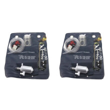 2X 12V 1 Liter Water Capacity Car Window Cleaning Windscreen Windshield Washer Washer Pump Bag Kit 151286776374 2021