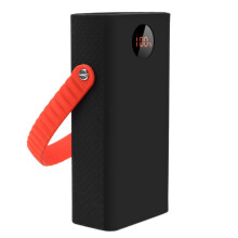 Capa de Silicone para ROMOSS Zeus PEA40 40000MAh Power Bank Anti-Slip / Anti-Fall Capa FlexíVel com Capa Protetora PortáTil (Preta)