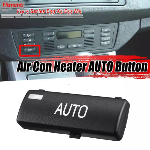 Car Climate Control Panel Air Conrtol Heater Air Auto Button Replacement Key Caps for - 5 Series E39 X5 E53 M5 2