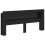 VidaXL vidaXL Headboard Cabinet with Storage Black Engineered Wood 4