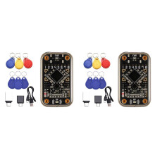 2X Chameleon Ultra Contactless Card Emulator RFID Chip Reader+6xCUID/UID Keychain