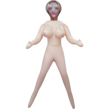 NMC Hussy Standing Pose 3-Opening Blonde Inflatable Sex Doll