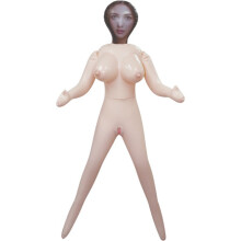 NMC Hussy Standing Pose 2-Opening Brunette Inflatable Sex Doll