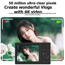 4K HD 1080P Digitale Camera 50MP Autofocus Vlogging Camera 2,8 Inch IPS Scherm 16X Zoom Video Fotografie Camera C