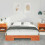 VidaXL vidaXL Bed Frame Brown 140 x 200 cm 5