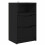 VidaXL vidaXL Bedside Table Black 40 x 30 x 467 cm Engineered Wood 2