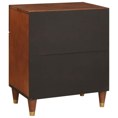 VidaXL vidaXL Bedside Tables with Drawer 50 x 33 x 60 cm Solid Mango Wood 2