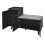 Black Shoe Storage Cabinet – 100x34x69cm 11