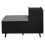 Black Shoe Storage Cabinet – 100x34x69cm 12